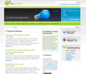 PHP开源CMS系统 Exponent CMS 2.0.2 发布